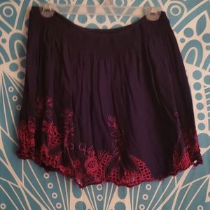 Women's floral skirt